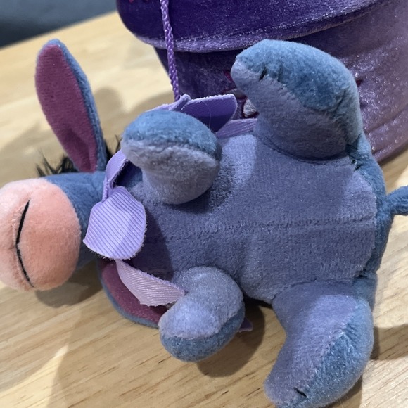 Eeyore In Flower Pot Disney Store Plush Daisy Stuffed Toy - Picture 8 of 14